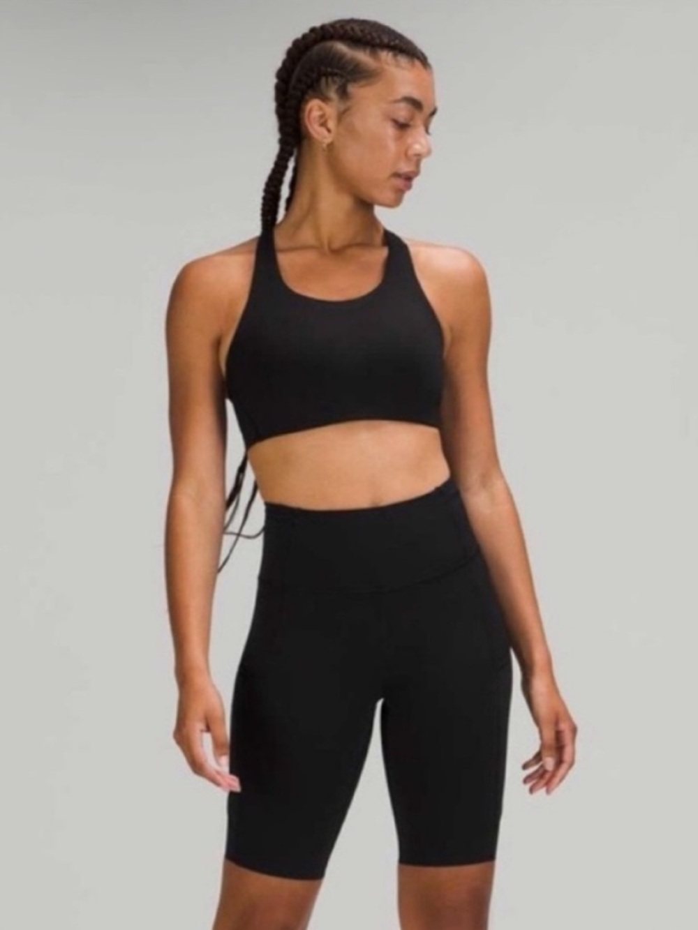 Lululemon Energy Black Bra *High Support, B–DDD Cups size 38 D